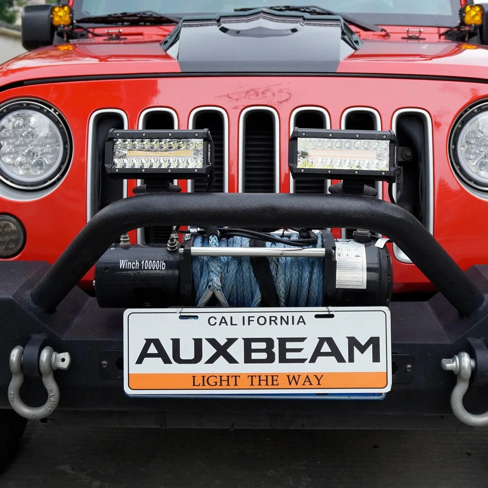 LED Light Bar 7" 150w m/blikki Par - Image 3